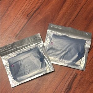 New!  Athleta Seamless Bikini in Blue, size XL—two!